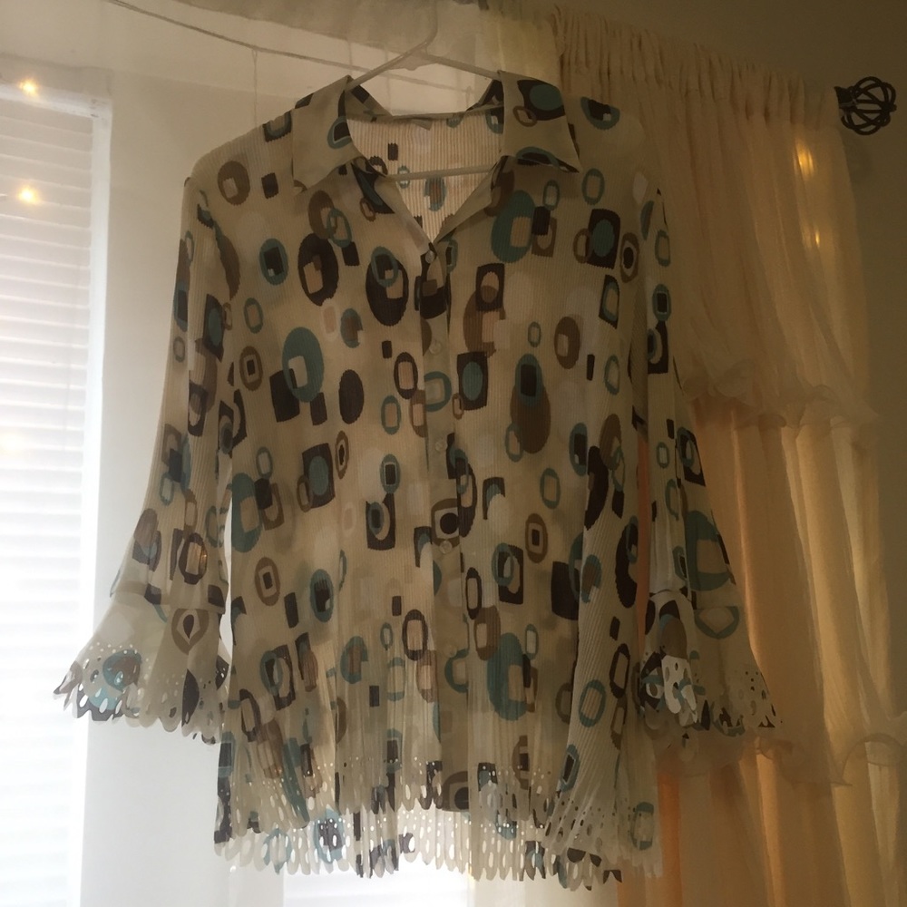 Multi Pattern Blouse